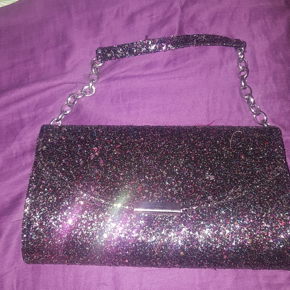 Multicolor Glitter Purse